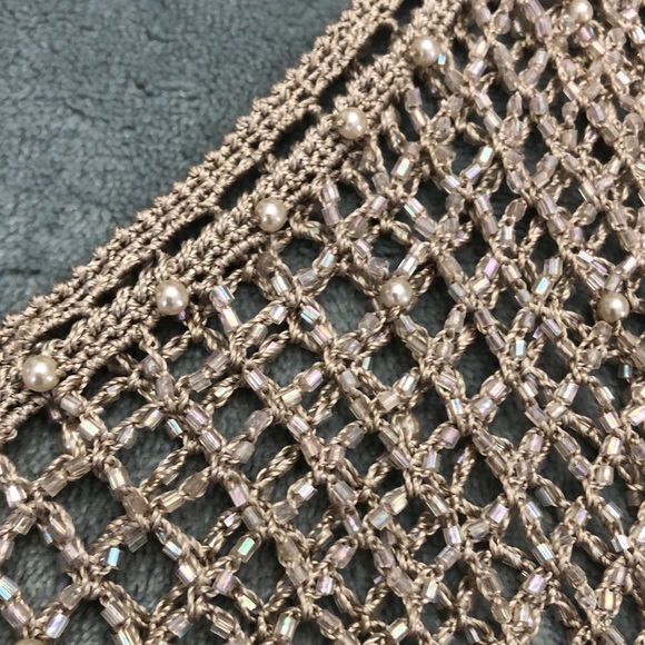 Sparkling GANTOS Vintage Beaded Vest Top Large - Picture 9 of 10